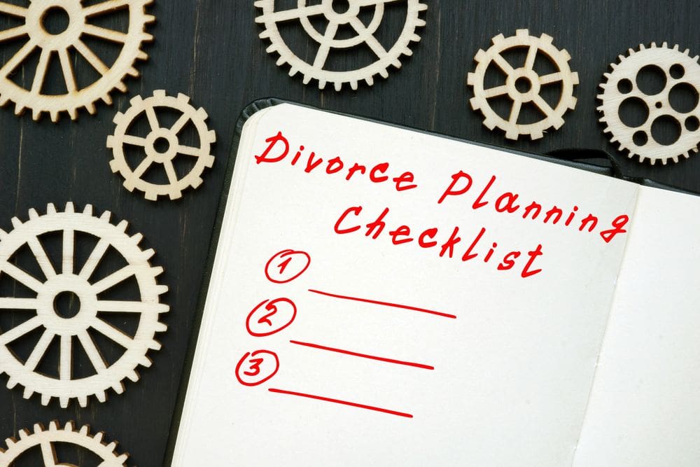 Divorce Planning Checklist.
